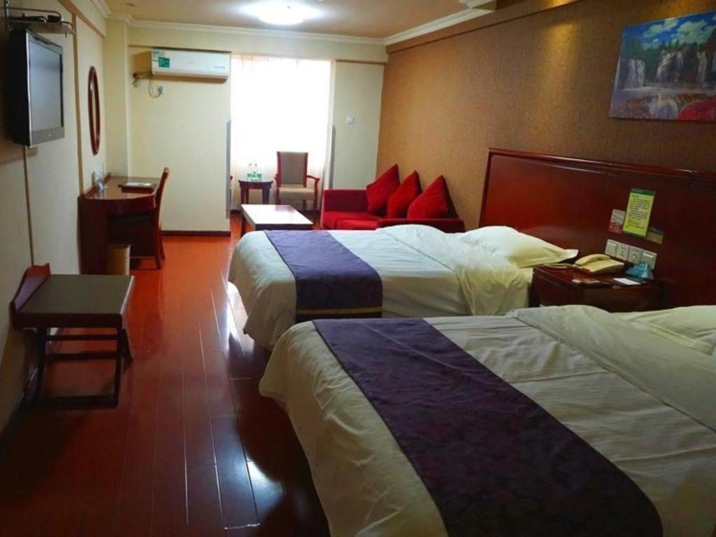 Greentree Inn Xi'An Bell And Drum Tower Food Street Ancient City Wall Ximen Express Hotel Eksteriør bilde